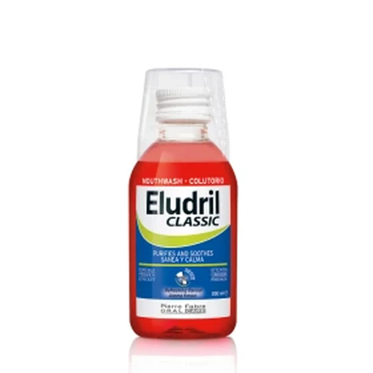 Φωτογραφία προϊόντος: Elgydium,Elgydium Mouthwashes Elgydium Eludril Classic Στοματικό Διάλυμα για Ουλίτιδα και Πλάκα 200ml