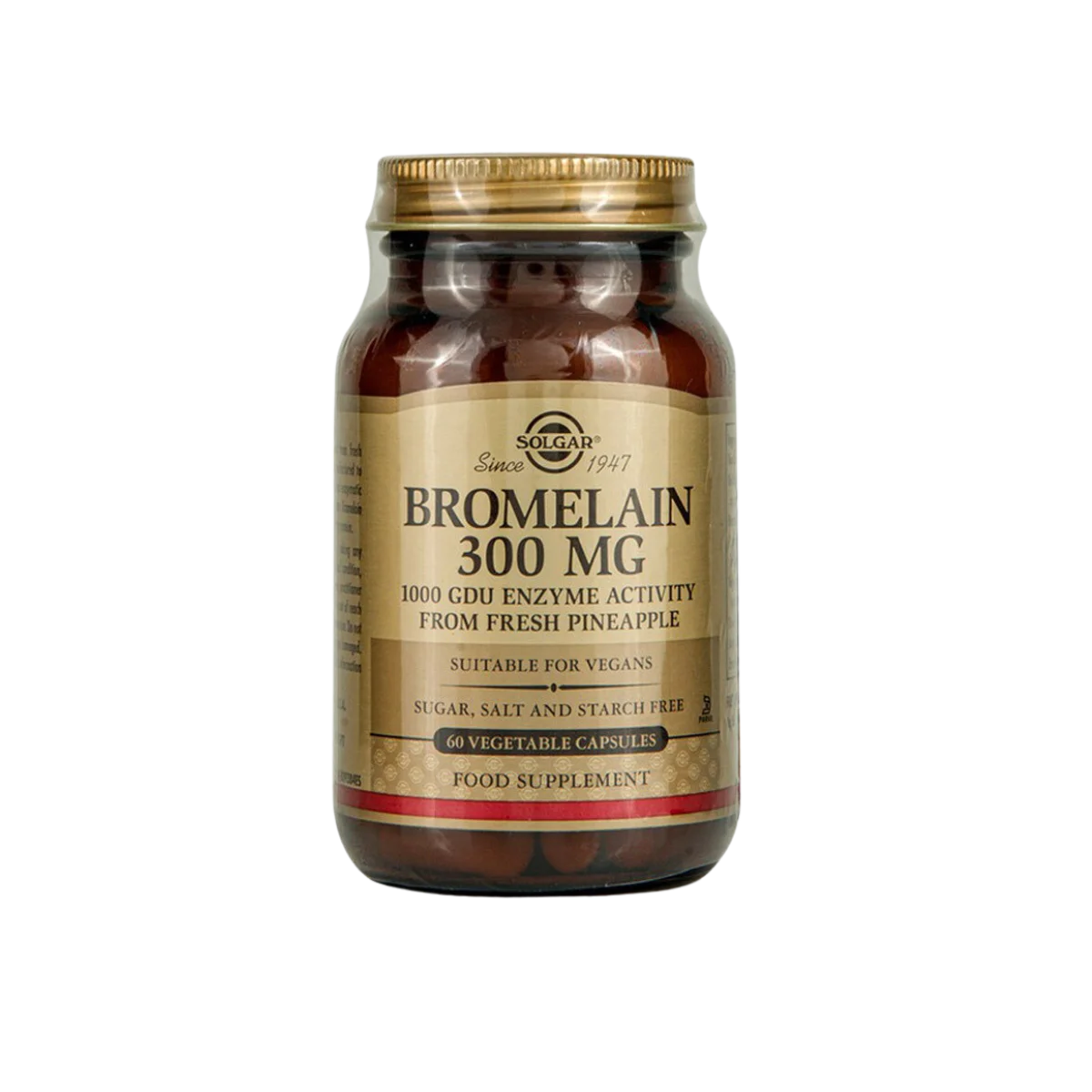 Φωτογραφία προϊόντος: Solgar,Solgar Specialty Solgar Bromelain 300MG Βρομελαΐνη 60 φυτικές κάψουλες