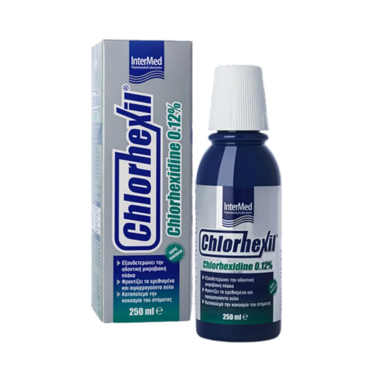 Φωτογραφία προϊόντος: Intermed,Intermed Chlorhexidine Products Intermed Chlorhexil 0.12% Στοματικό Διάλυμα κατά της Πλάκας 250ml
