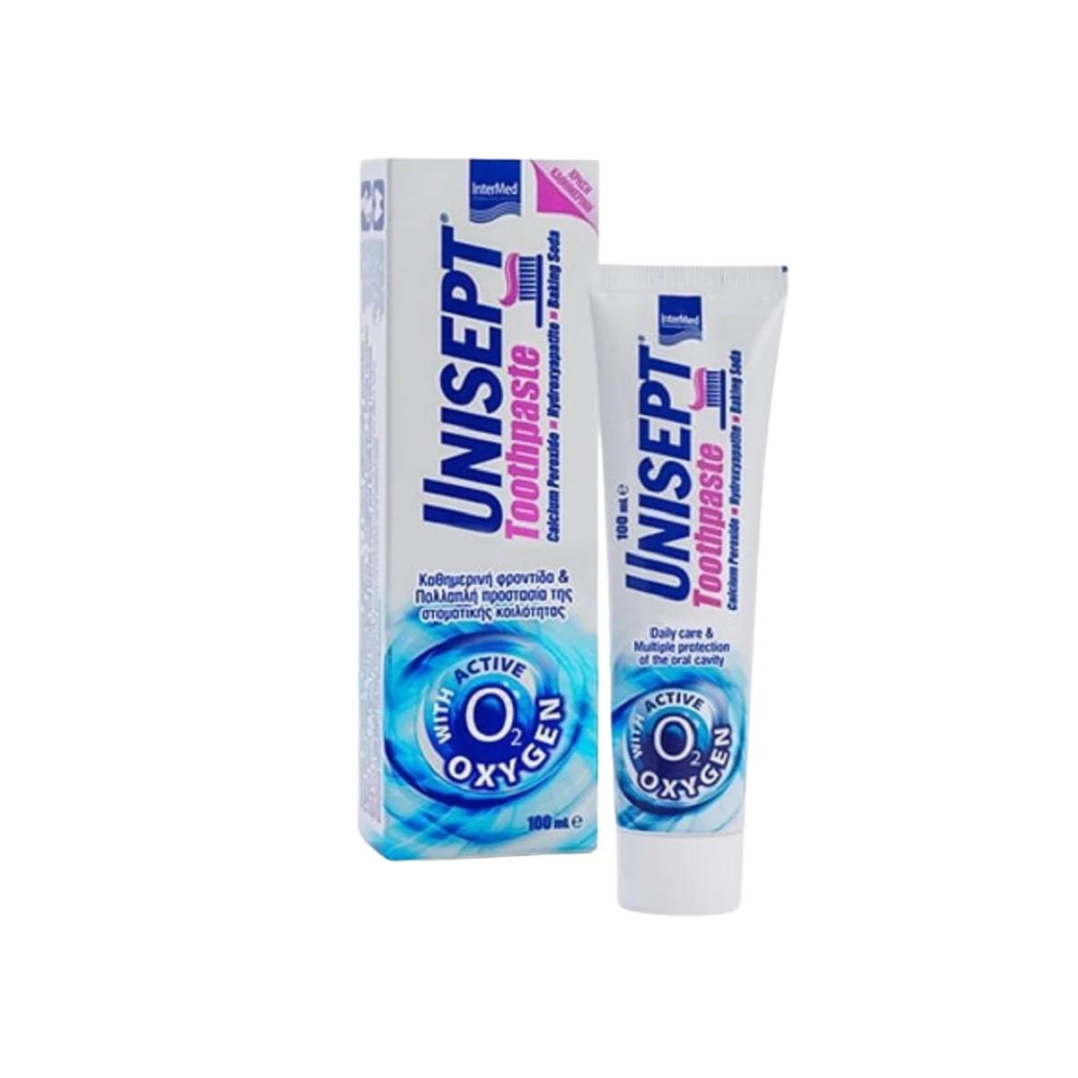Φωτογραφία προϊόντος: Intermed,Intermed Oral Care Adults Intermed Unisept Toothpaste Οδοντόκρεμα 100ml