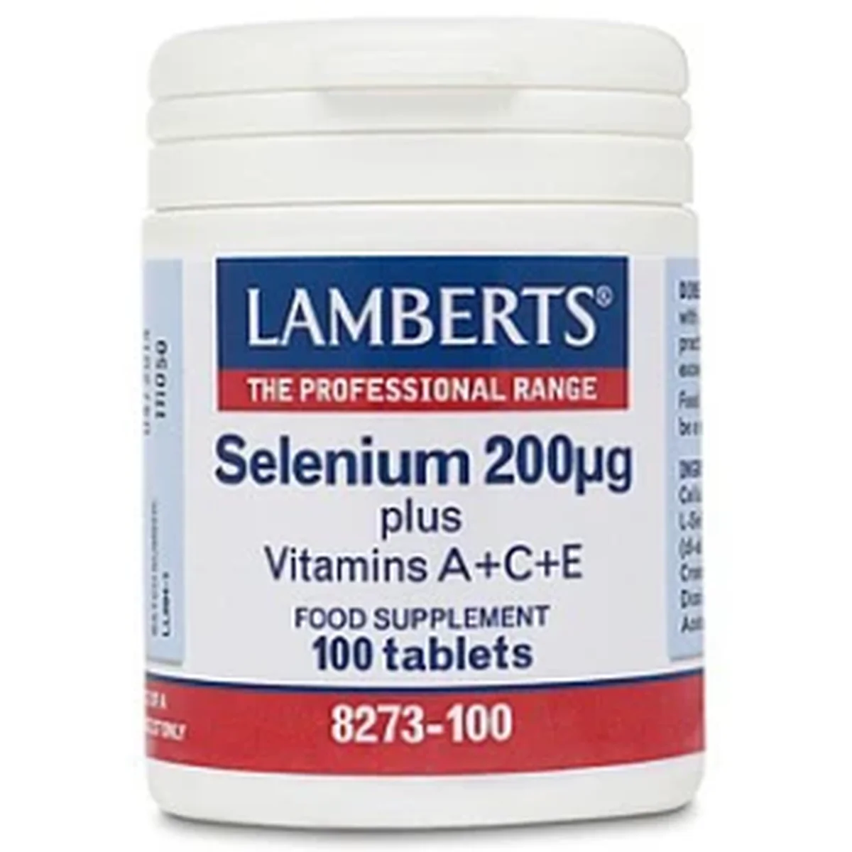 Φωτογραφία προϊόντος: Lamberts,Lamberts Μέταλλα Lamberts Selenium 200μg Σελήνιο plus Vitamins A+C+E 100 ταμπλέτες