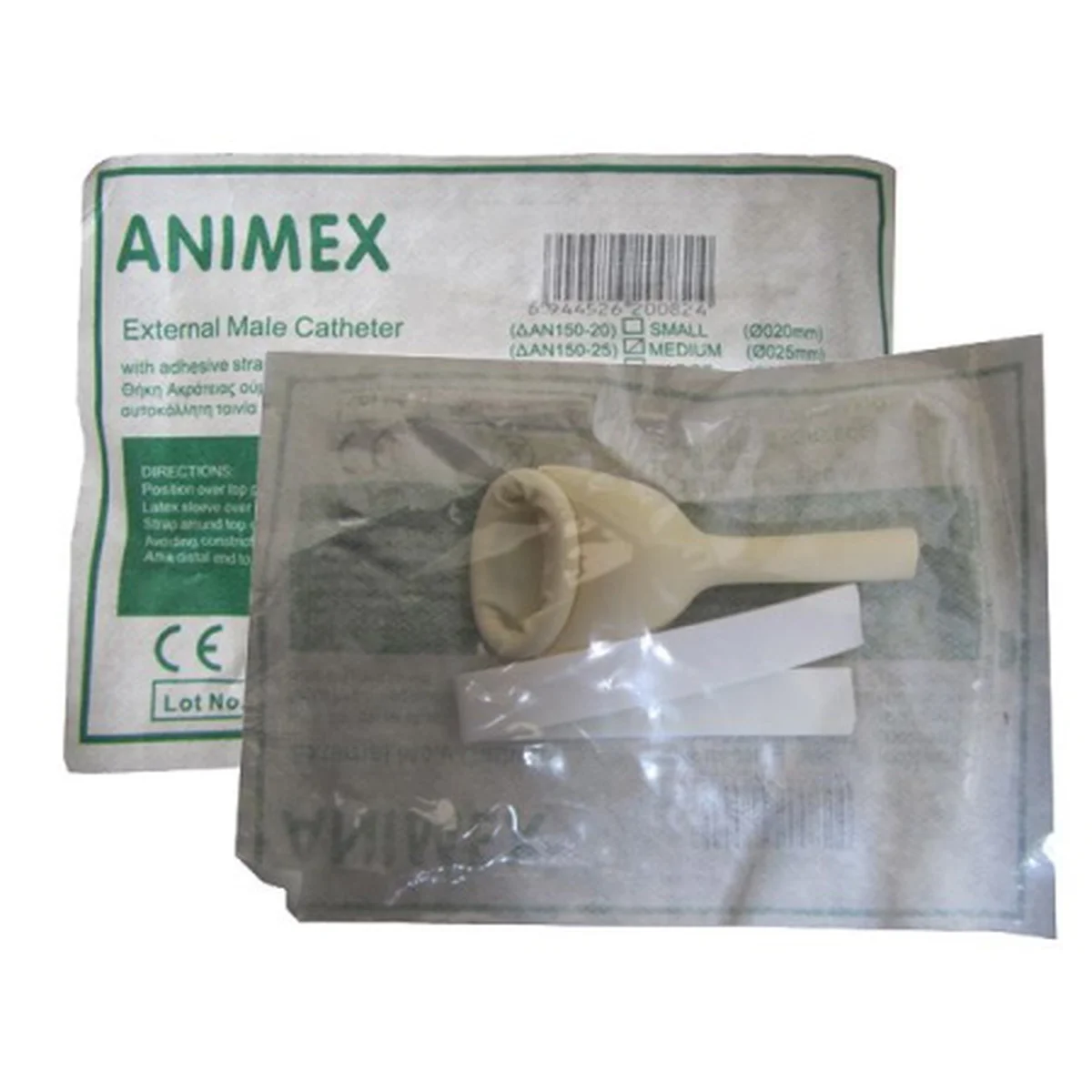 Φωτογραφία προϊόντος: OEM Animex Ανδρική Θήκη Ακράτειας Ούρων Αυτοκόλλητη Ταινία Medium 0.25mm