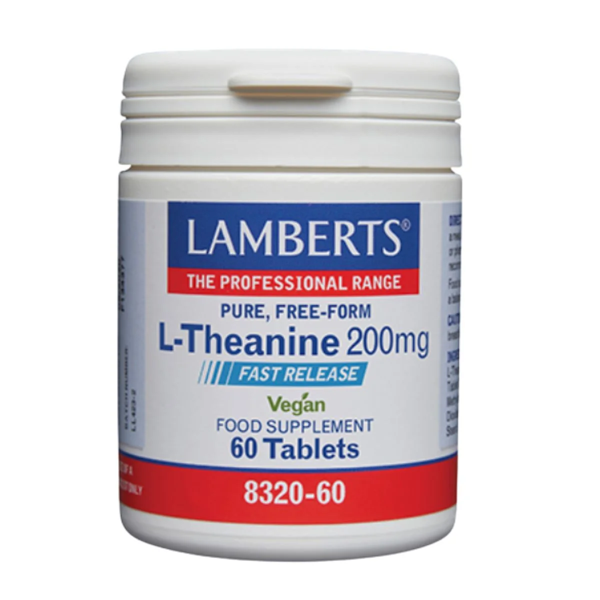 Φωτογραφία προϊόντος: Lamberts,Lamberts Αμινοξέα Lamberts L-Theanine 200mg 60tabs
