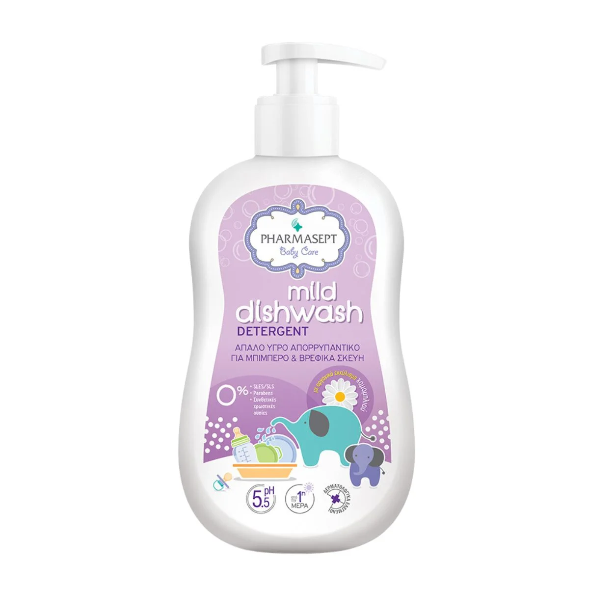 Φωτογραφία προϊόντος: Pharmasept,Pharmasept Baby Care Pharmasept Baby Care Mild Dishwash Απορρυπαντικό 400ml