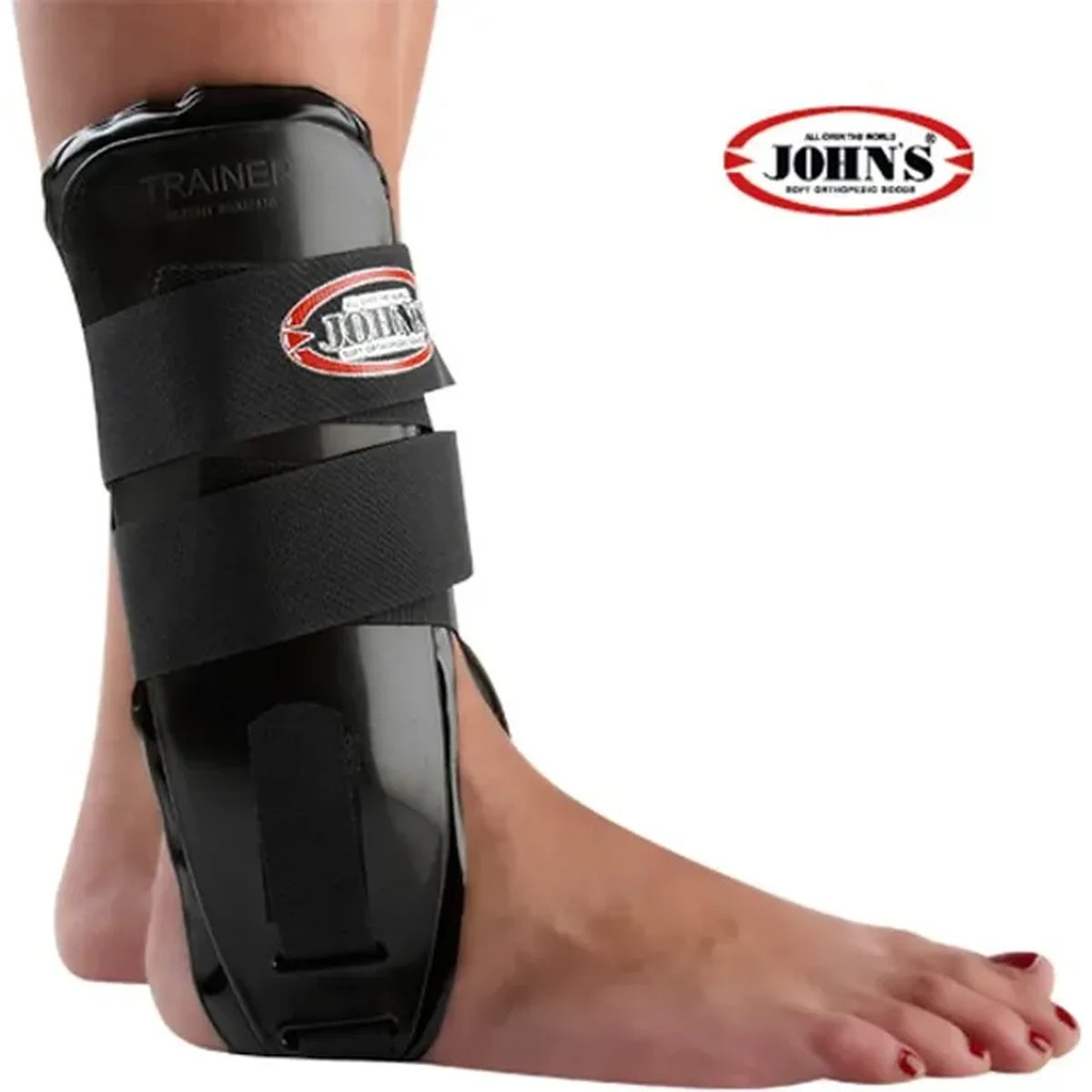 Φωτογραφία προϊόντος: John's Action Sport Μαύρος Νάρθηκας Ποδοκνημικής One Size (23211), 1Τεμάχιο