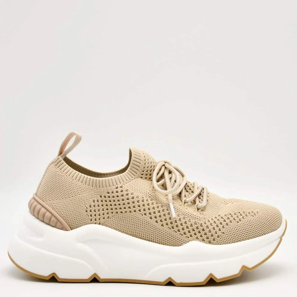 Φωτογραφία προϊόντος: Sneakers Γυναικεία Emanuelle Vee 451P-303-15-CLZ Zoe σε μπεζ χρώμα