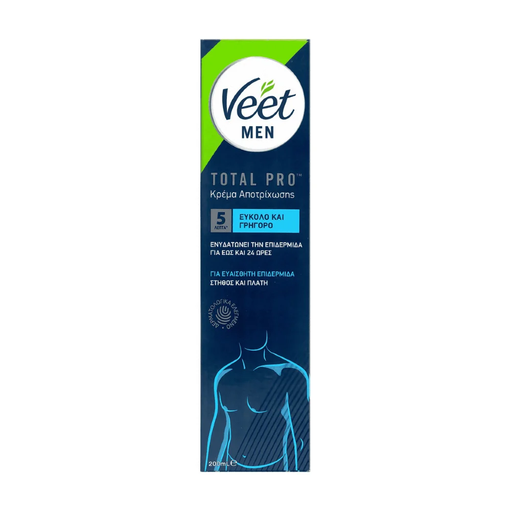 Φωτογραφία προϊόντος: VEET Men Κρέμα Αποτρίχωσης Για Ανδρες για Ευαίσθητη Επιδερμίδα (200ml)