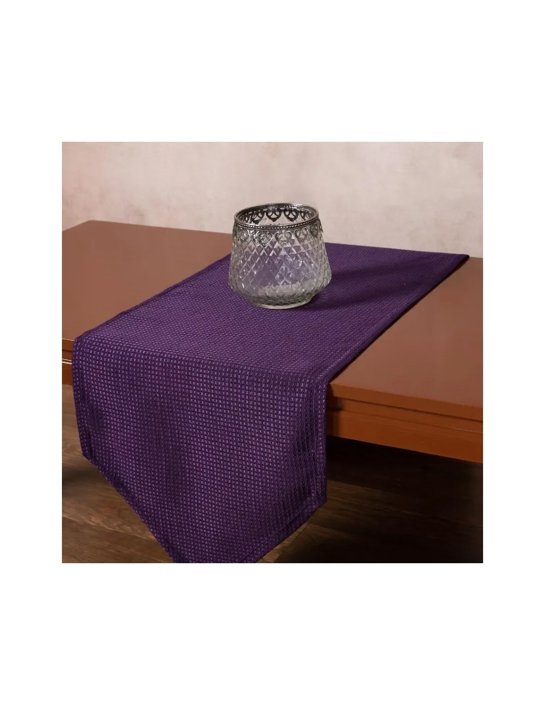 Φωτογραφία προϊόντος: Runner Silk Fashion Nelly Μωβ 40x150