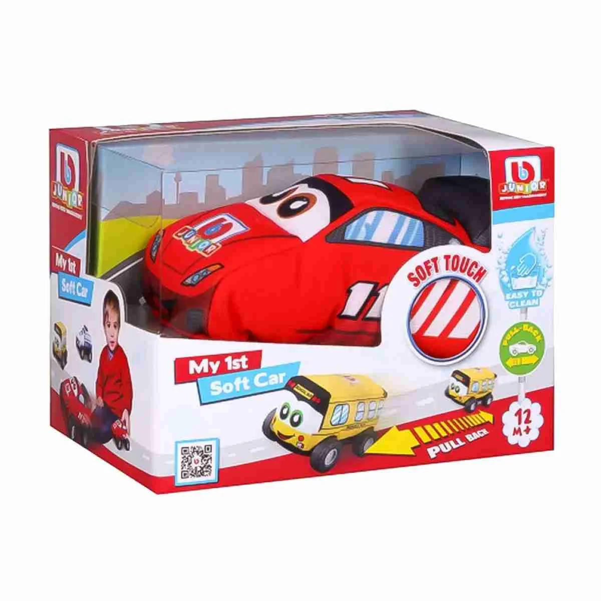 Φωτογραφία προϊόντος: Bburago Burago my 1st soft car race car 16-89051 Κόκκινο