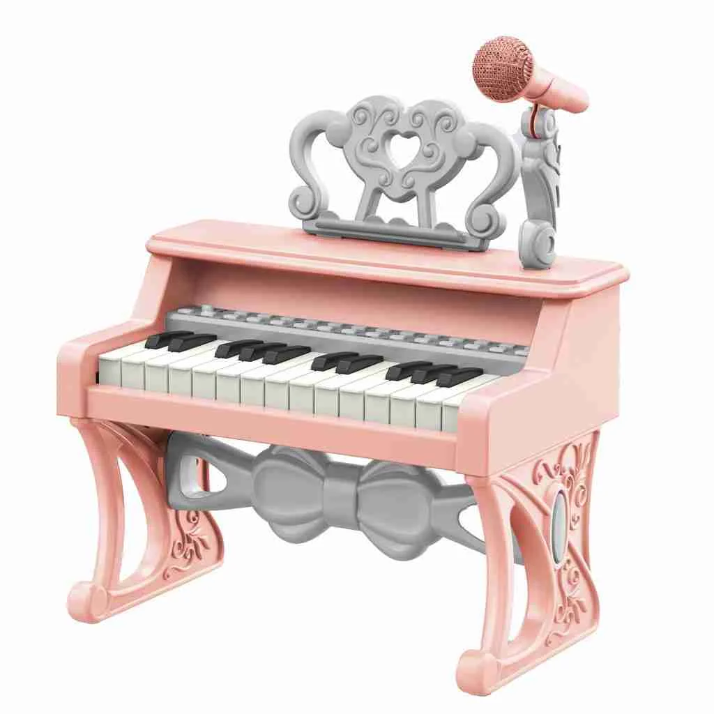Φωτογραφία προϊόντος: Luna Toys Πιάνο 36,5 εκ ύψος, ροζ, 31 χ 18 χ 37 εκ.