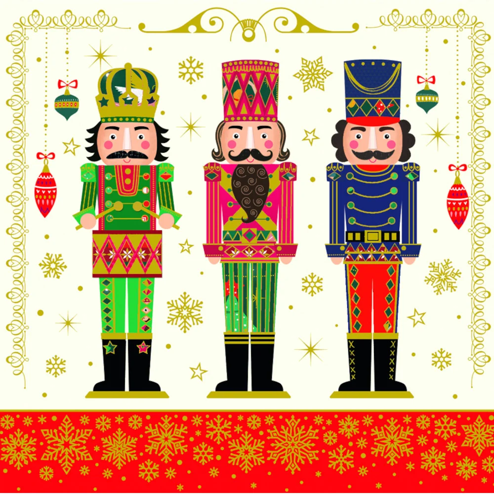 Φωτογραφία προϊόντος: Pictura Xmas Arabesque Κάρτα Τρίπτυχη Καρυοθραύστες