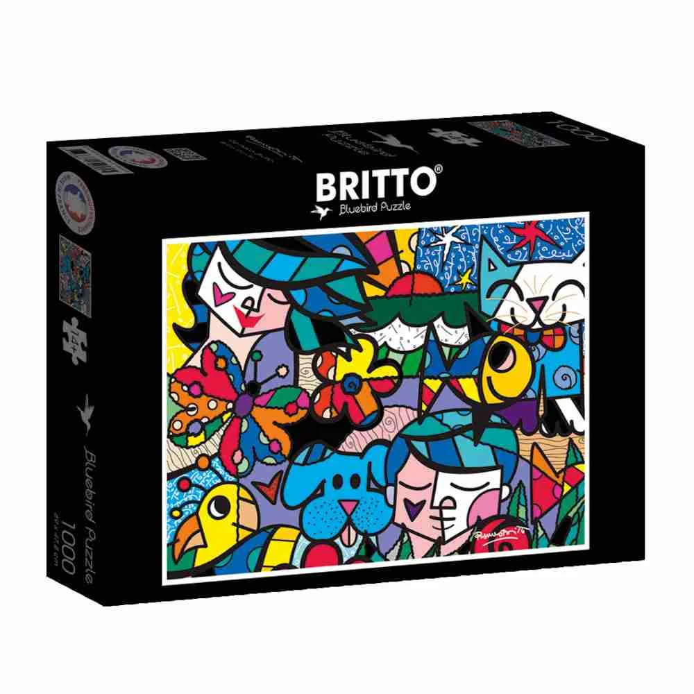 Φωτογραφία προϊόντος: Bluebird Puzzle-90018-Romero Britto - Britto Garden - Puzzle 1000 pieces