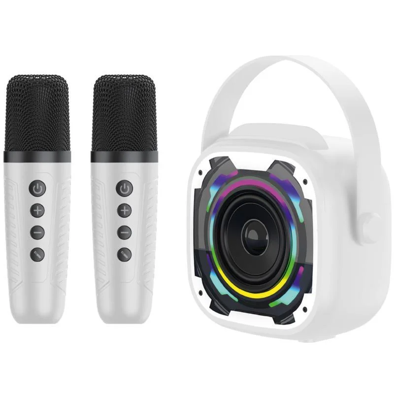 Φωτογραφία προϊόντος: Φορητό Ηχείο Bluetooth Blavec WS-08 Karaoke Idol με 2 Μικρόφωνα 8W Λευκό N71055