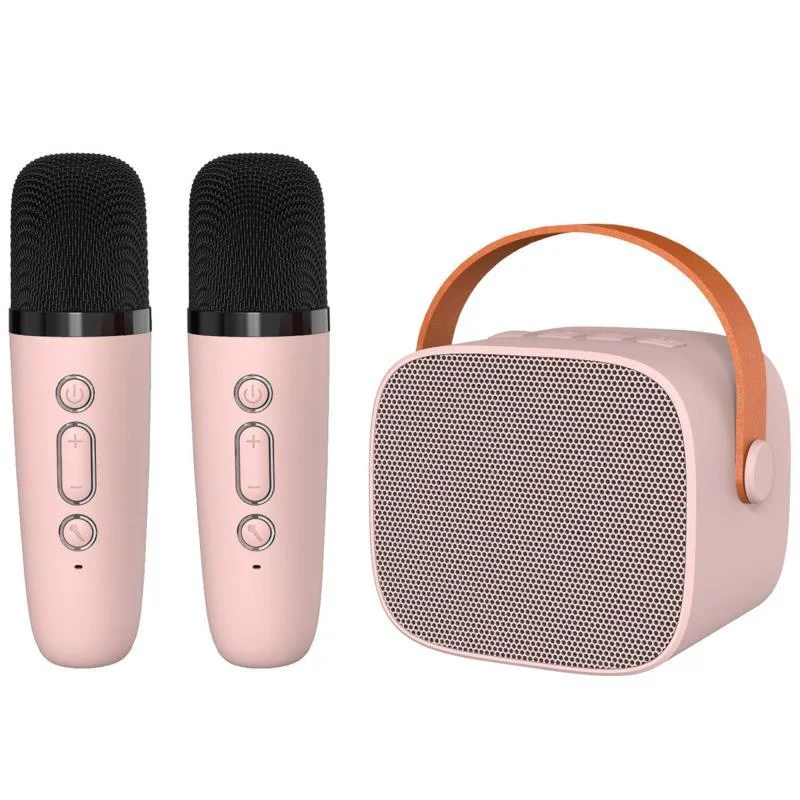 Φωτογραφία προϊόντος: Φορητό Ηχείο Bluetooth Blavec WS-07 Karaoke Party με 2 Μικρόφωνα 5W Ροζ N71054