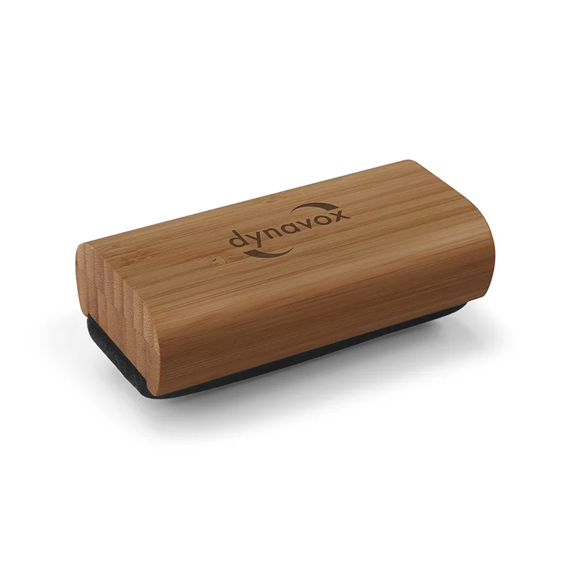 Φωτογραφία προϊόντος: Dynavox Velvet Brush SP120 Brown Bamboo - Βελούδινη βούρτσα καθαρισμού βινυλίων