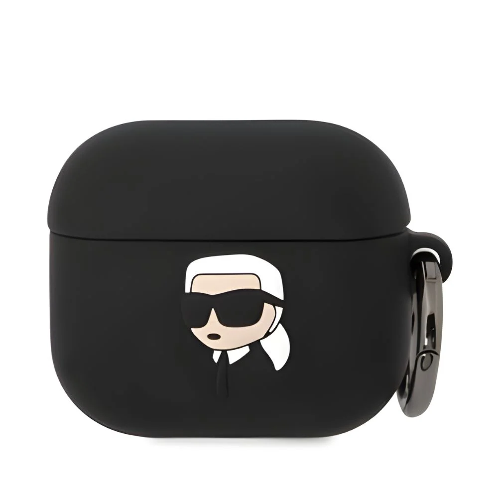 Φωτογραφία προϊόντος: Karl Lagerfeld Θήκη 3D Logo NFT Karl Head Silicone Airpods 3 Black