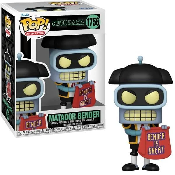 Φωτογραφία προϊόντος: Funko POP Animation Futurama - Matador Bender 1756 Vinyl Figure