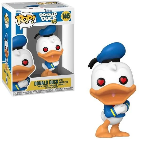 Φωτογραφία προϊόντος: Funko POP Disney Donald Duck 90th Anniversary - Donald Duck with Heart Eyes 1445 Vinyl Figure