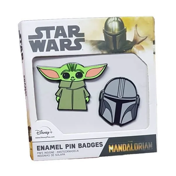 Φωτογραφία προϊόντος: Paladone 2 Pins Star Wars - The Mandalorian and The Child Enamel Pins