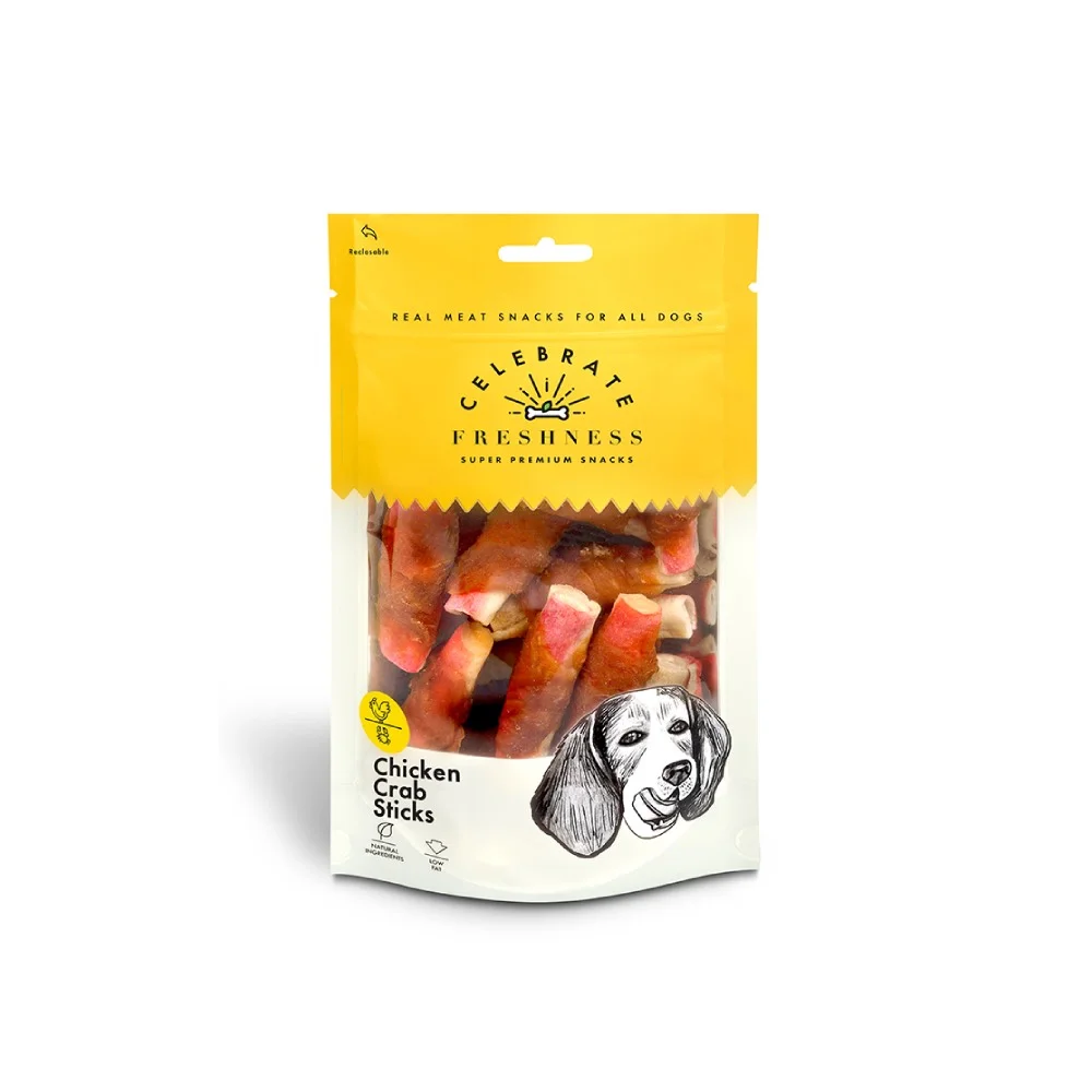Φωτογραφία προϊόντος: Celebrate Freshness Crab Λιχουδιές σε Stick Σκύλου Κοτόπουλο 100gr
