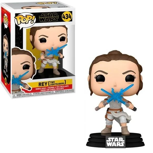 Φωτογραφία προϊόντος: Funko POP Movies Star Wars - Rey (Two Lightsabers) 434 Bobble-Head