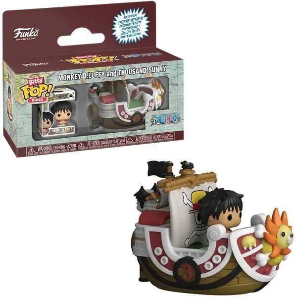 Φωτογραφία προϊόντος: Funko Bitty POP Rides One Piece - Monkey D. Luffy and Thousand Sunny Vinyl Figure