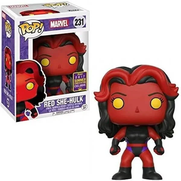Φωτογραφία προϊόντος: Funko POP Marvel - Red She-Hulk 231 Bobble-Head 2017 Summer Convention Exclusive