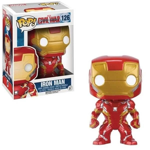 Φωτογραφία προϊόντος: Funko POP Movies Captain America Civil War - Iron Man 126 Vinyl Figure
