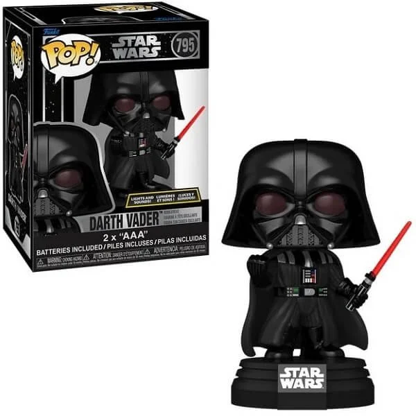Φωτογραφία προϊόντος: Funko POP Movies Star Wars - Darth Vader 795 Lights & Sound Bobble-Head