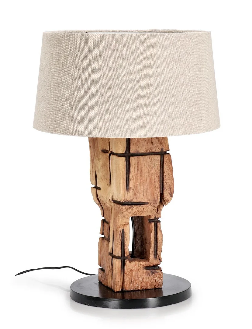 Φωτογραφία προϊόντος: Φωτιστικό "Kleta" Beige Table H Φ45x53h (Bizzotto) (BZ-0827886)