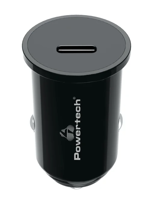 Φωτογραφία προϊόντος: POWERTECH φορτιστής αυτοκινήτου PT-1146, USB-C, 20W PD, μαύρος
