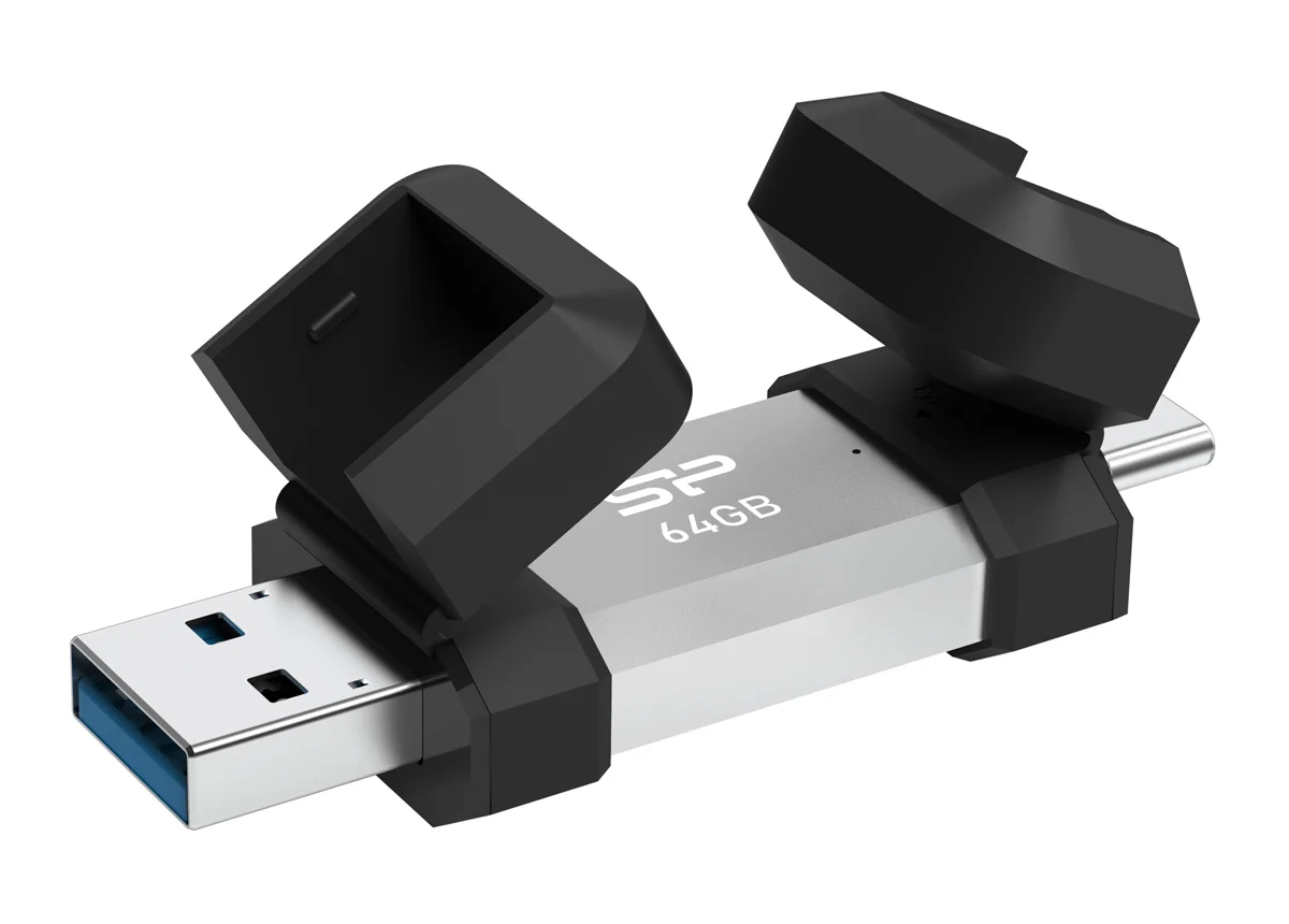 Φωτογραφία προϊόντος: SILICON POWER USB Flash Drive C51, USB/USB-C, 64GB, 120MBps, ασημί