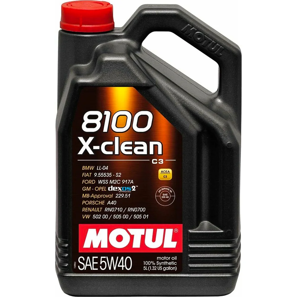 Φωτογραφία προϊόντος: MOTUL 8100 X-CLEAN 5W40 5lt