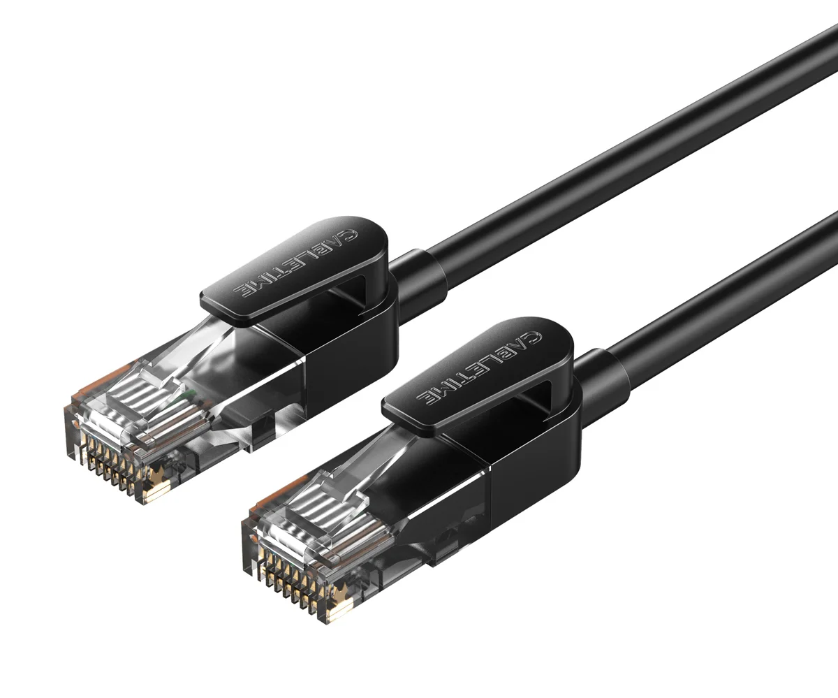 Φωτογραφία προϊόντος: CABLETIME καλώδιο δικτύου CT-CAT6U, CAT 6 UTP, 250 MHz, CCA, 0.5m, μαύρο