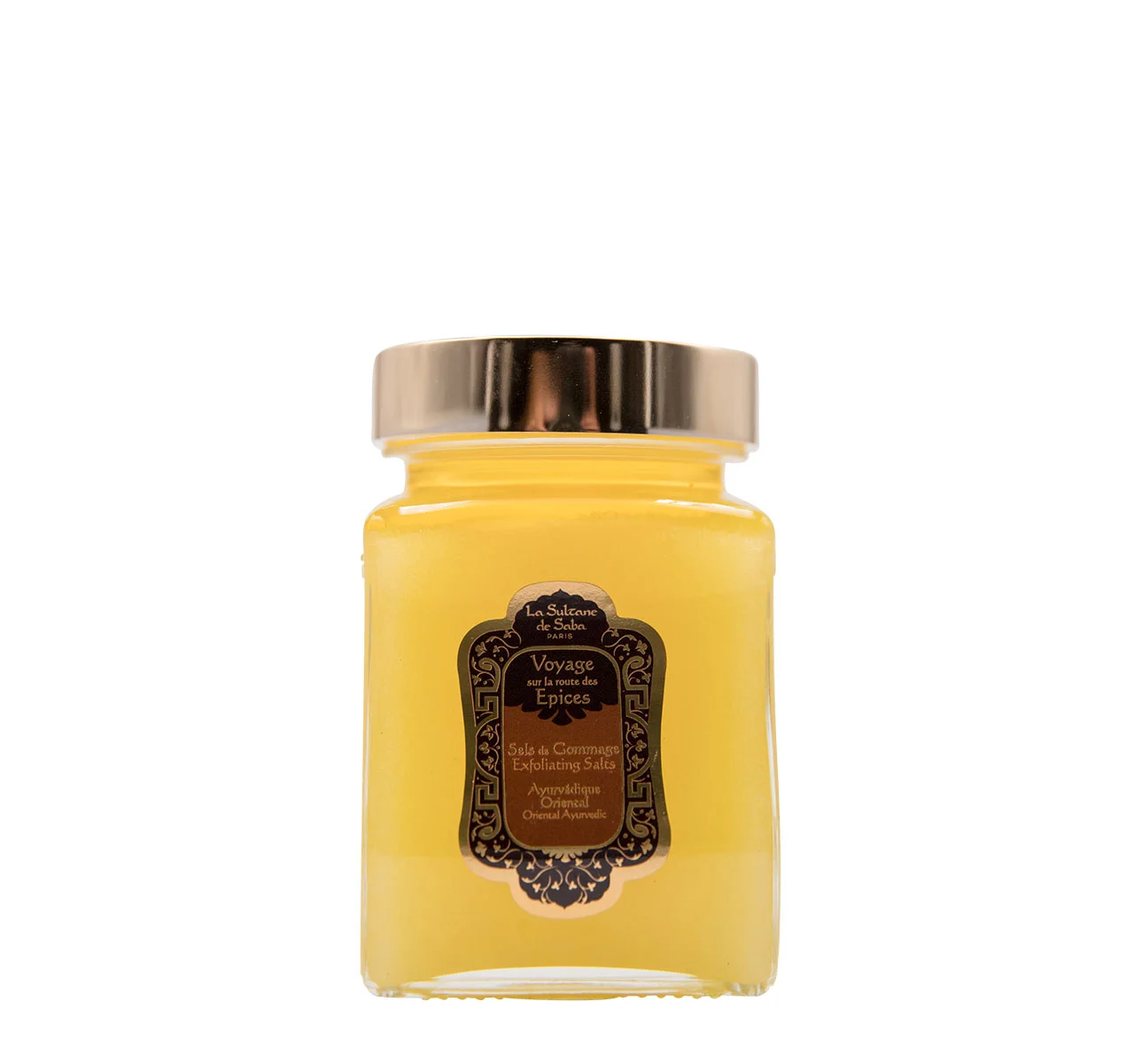 Φωτογραφία προϊόντος: EXFOLIATING SALTS LA SULTANE DE SABA AMBER VANILLA PATSOULI SPICES ROUTE AYUVERDIC AR002795
