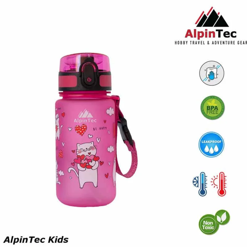 Φωτογραφία προϊόντος: AlpinTec - AlpinPro Παγούρι Alpintec Kids 350ml Pink Cats
