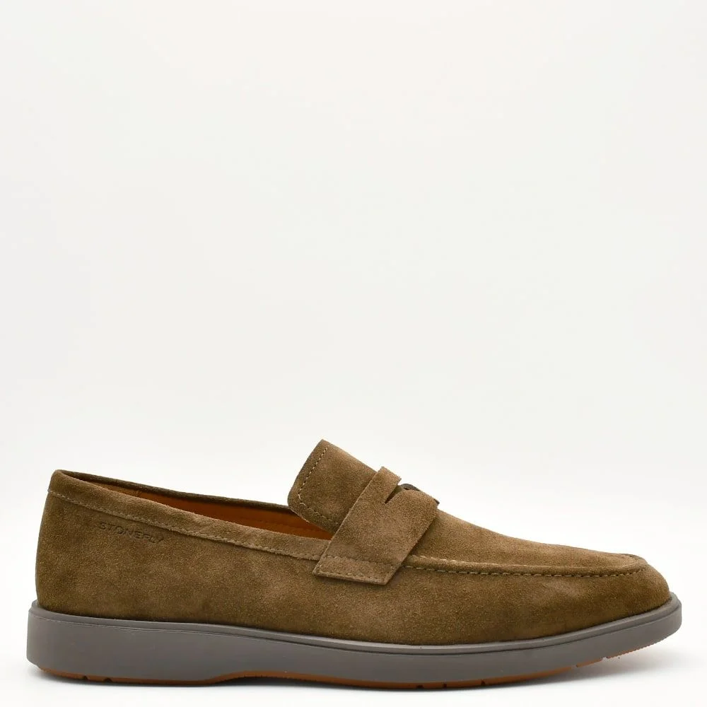 Φωτογραφία προϊόντος: Loafers Ανδρικά Stonefly 221851 07C Olas 2 σε δέρμα σουετ καφέ