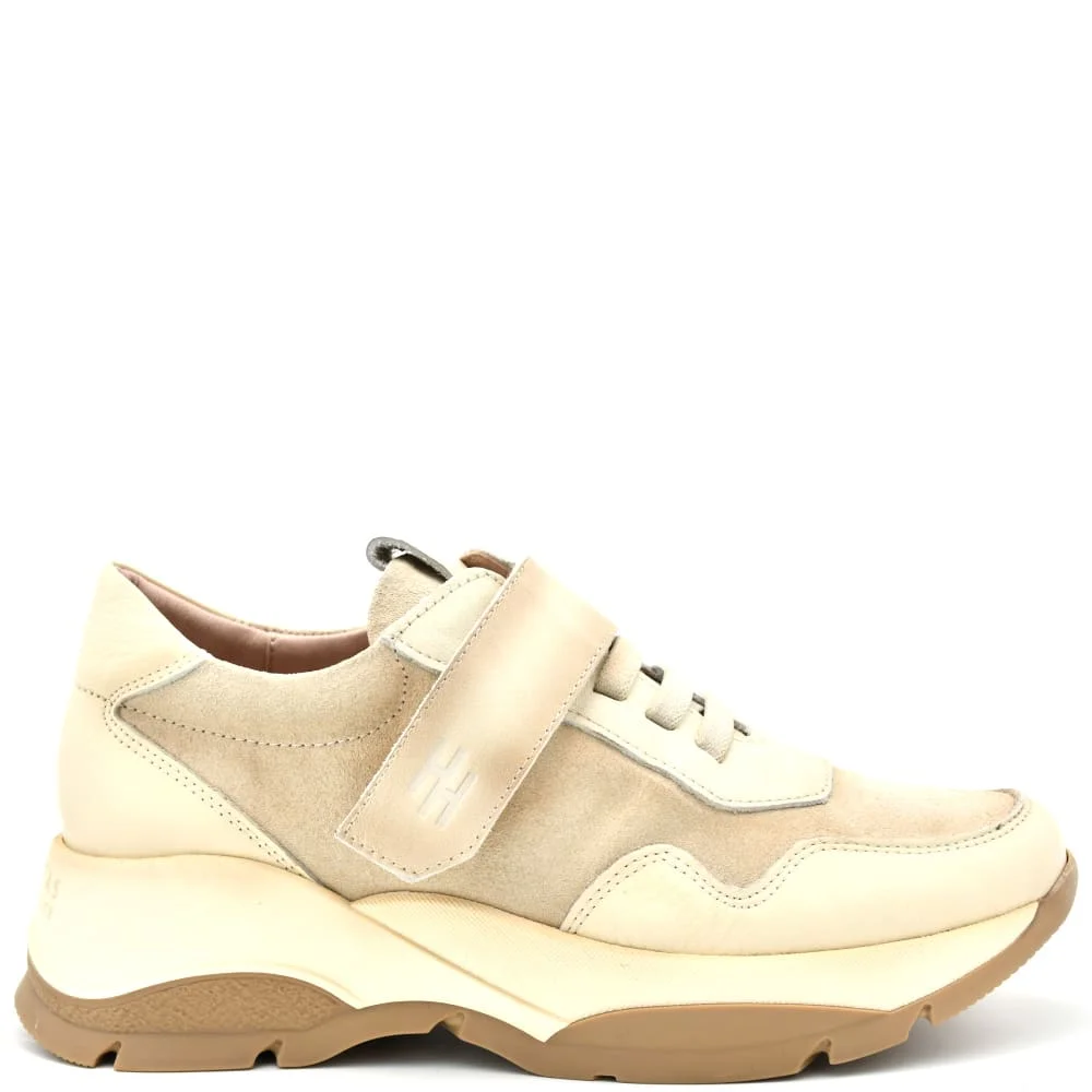 Φωτογραφία προϊόντος: Sneakers Γυναικεία Hispanitas HI211917 Andes σε μπεζ δέρμα και σουέτ