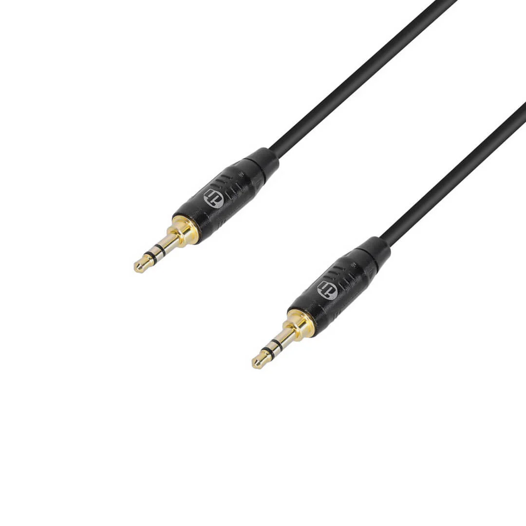 Φωτογραφία προϊόντος: Adam Hall K4BWW0060 3Star Series Καλώδιο Audio 1/8 Stereo Jack - 1/8 Stereo Jack 0.6m Μαύρο