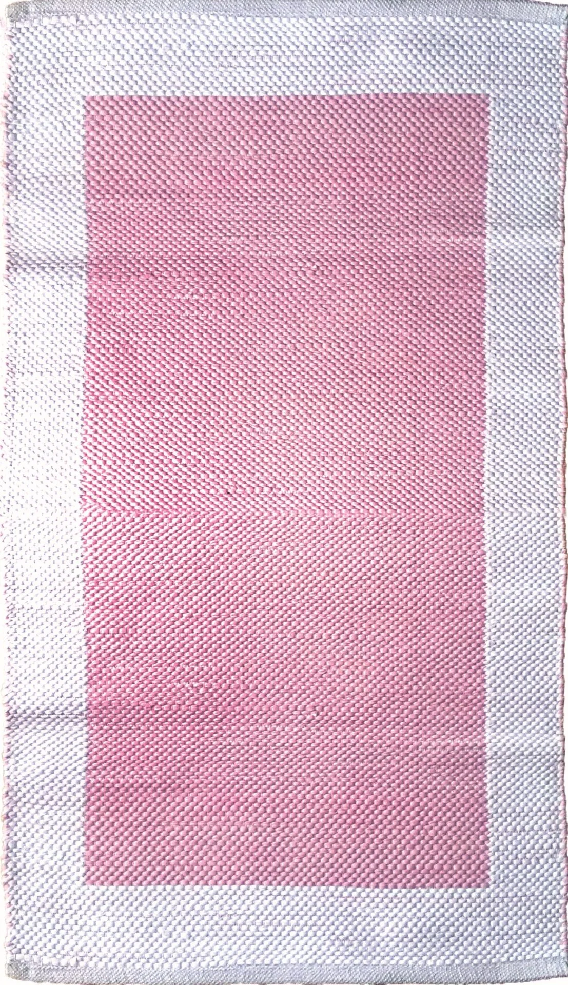 Φωτογραφία προϊόντος: ΧΑΛΙ ΒΑΜΒΑΚΕΡΟ PINEROLO WHITE/LIGHT PINK - Klonaras Home Fashion 140cmx200cm