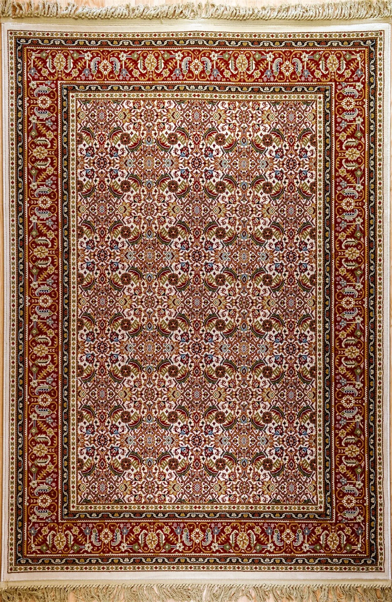 Φωτογραφία προϊόντος: ΧΑΛΙ ORIAN 1180/Cream Red - Klonaras Home Fashion 133cmx190cm