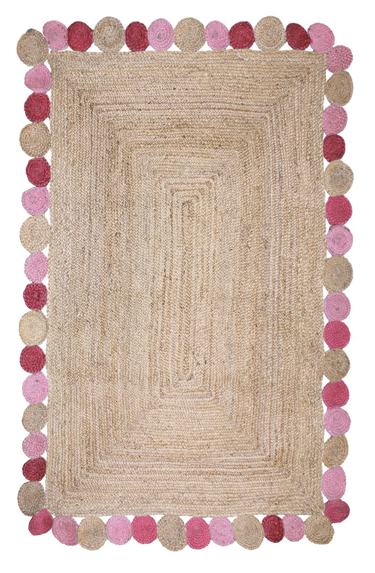 Φωτογραφία προϊόντος: ΧΑΛΙ ΓΙΟΥΤΑ PAVIA PINK - Klonaras Home Fashion 160cmx230cm