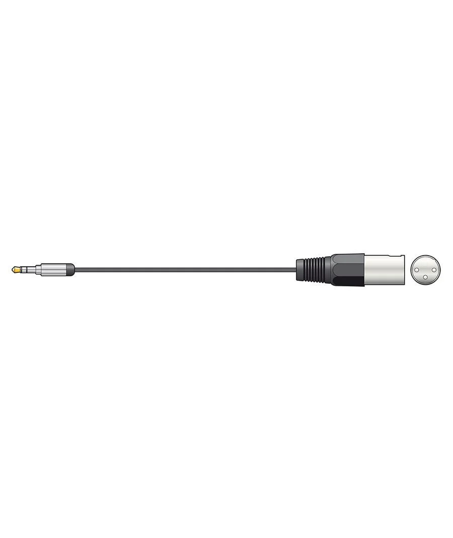Φωτογραφία προϊόντος: Citronic MP3-XLR Καλώδιο Ήχου 3.5mm Stereo Jack Plug - XLR Male 1.5m (Τεμάχιο)