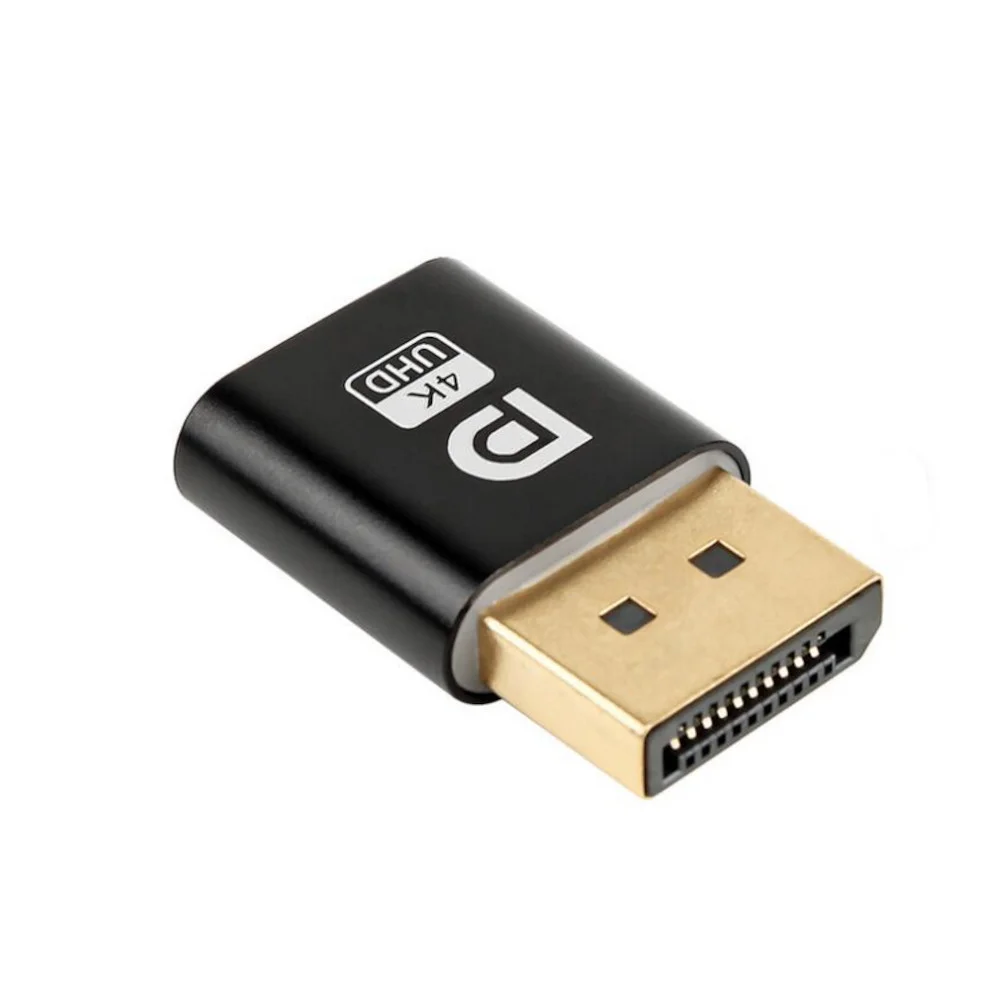 Φωτογραφία προϊόντος: OEM Headless 4k Edid Display Emulator HDR Clone Adapter Display Port