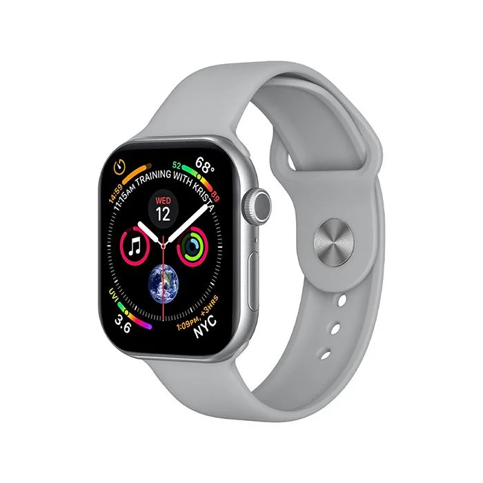 Φωτογραφία προϊόντος: XO Smartwatch με οθόνη AMOLED 2.04\" σε ασημί χρώμα