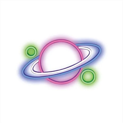 Φωτογραφία προϊόντος: Neon Plexi Forever Light FPNE05X PLANET (USB, On/Off & Dimmer) Πολύχρωμο N64422