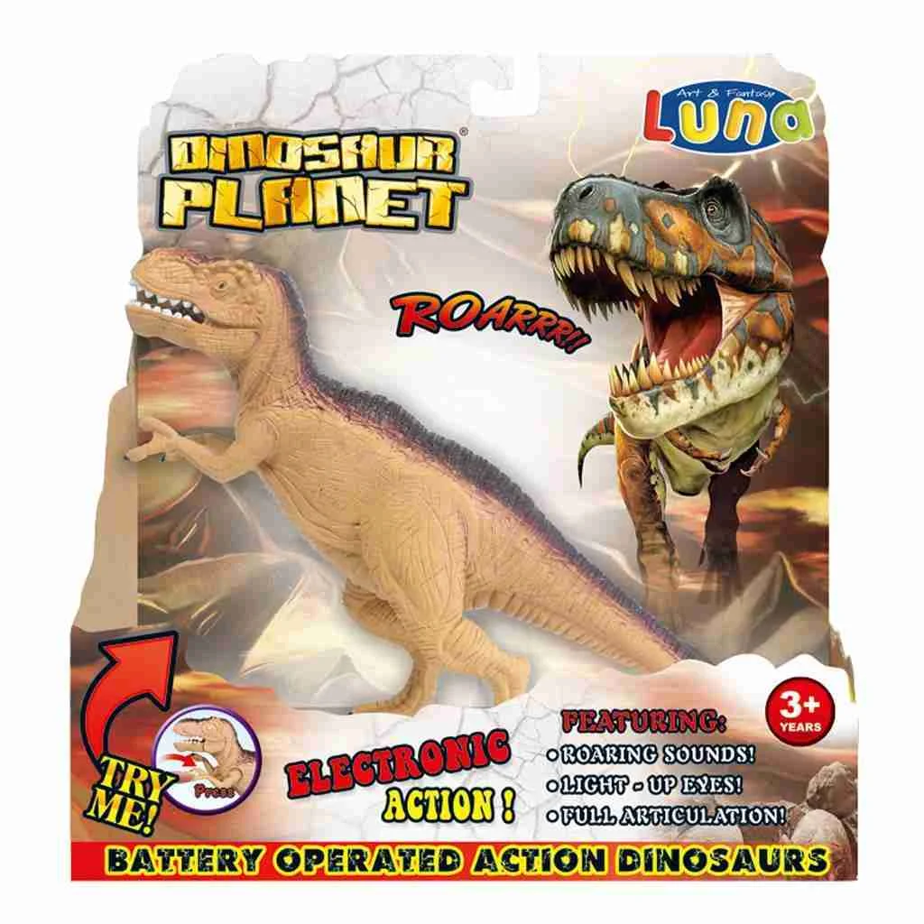 Φωτογραφία προϊόντος: Luna Toys Δεινόσαυρος τυραννόσαυρος 24x8,3x25 εκ. με ήχο και φως από την Luna.