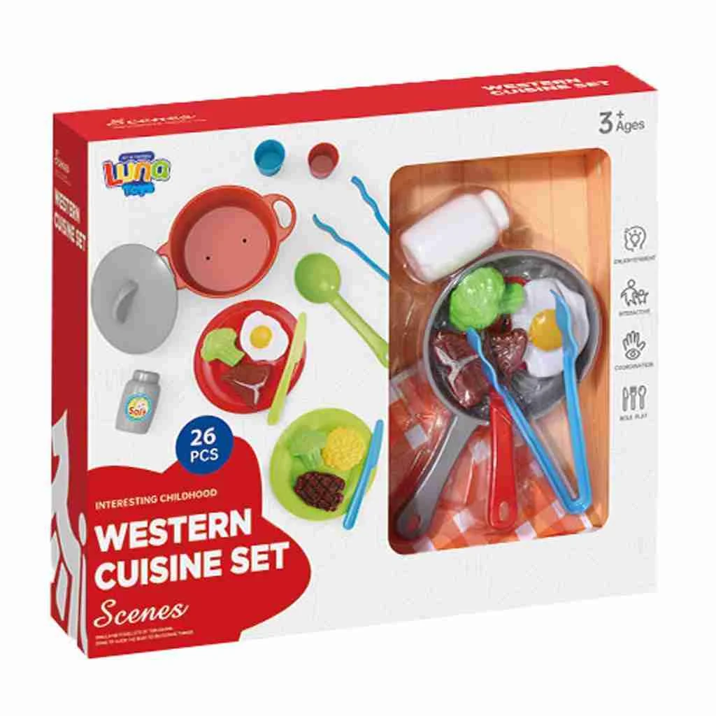 Φωτογραφία προϊόντος: Luna Toys Κουζινικά σετ 26 τεμ 33,4 χ 8,5 χ 29,2 εκ