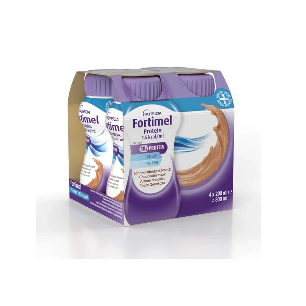Φωτογραφία προϊόντος: Medipharmacy Nutricia Fortimel Protein Σοκολάτα 4 x 200 ml