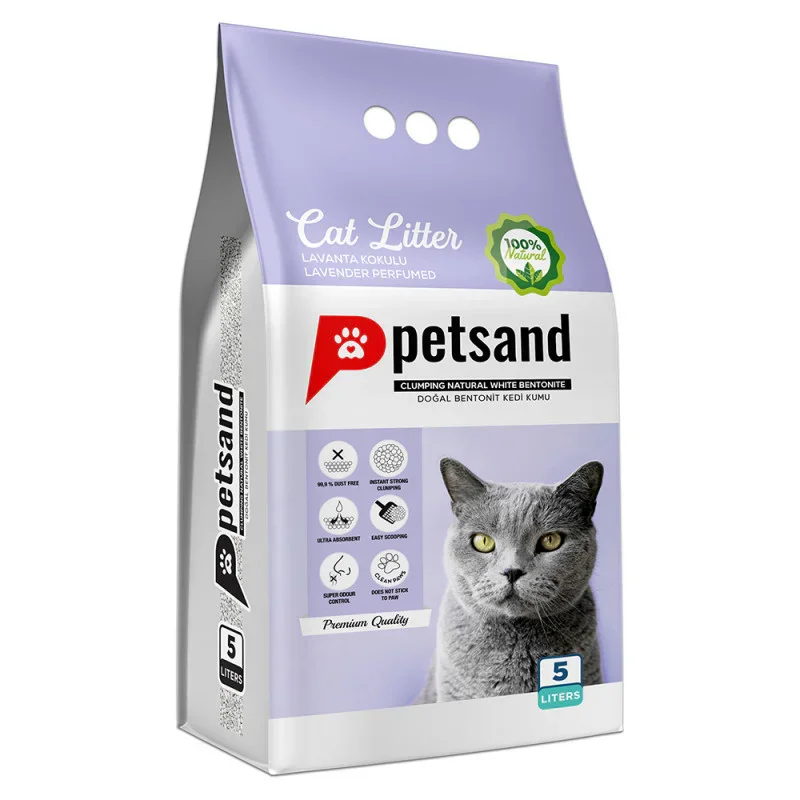 Φωτογραφία προϊόντος: Petsand Άμμος Γάτας Levander 5lt
